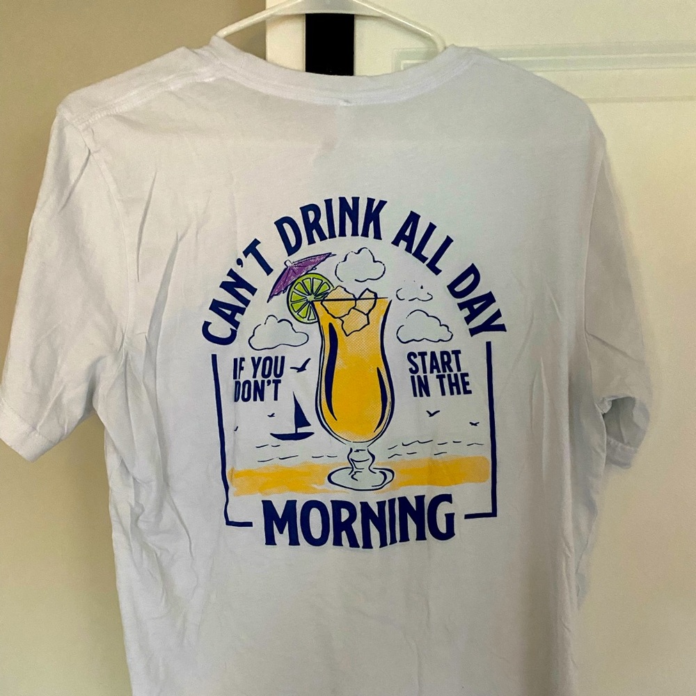 Barstool Shirt Can’t Drink All Day if You Don’t Start in the Morning Graphic